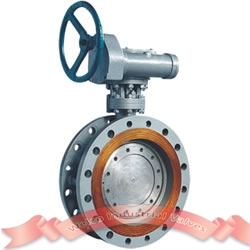 Metal seated triple offset butterfly valve