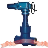 High temperature electric gate valve