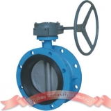 Concentric disk flange butterfly valve