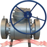 Forged steel trunnion ball valve