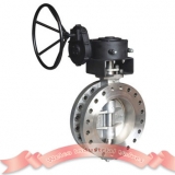 Stainless steel triple offset butterfly valve
