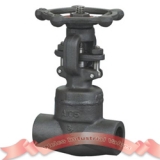 Welded bonnet forged steel gate valve