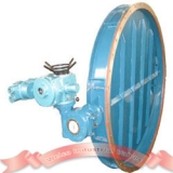 Motorized ventilation butterfly valve
